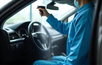 Désinfection véhicule par Éclat Auto Clean